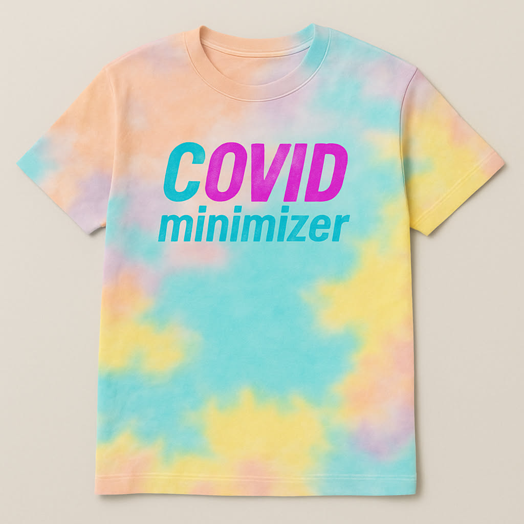 Dark humor t-shirt design: Covid minimizer